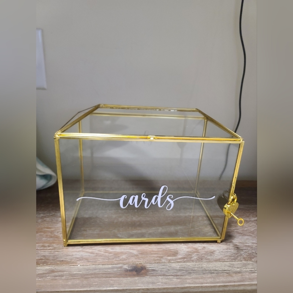 Geometric Wedding Cardbox